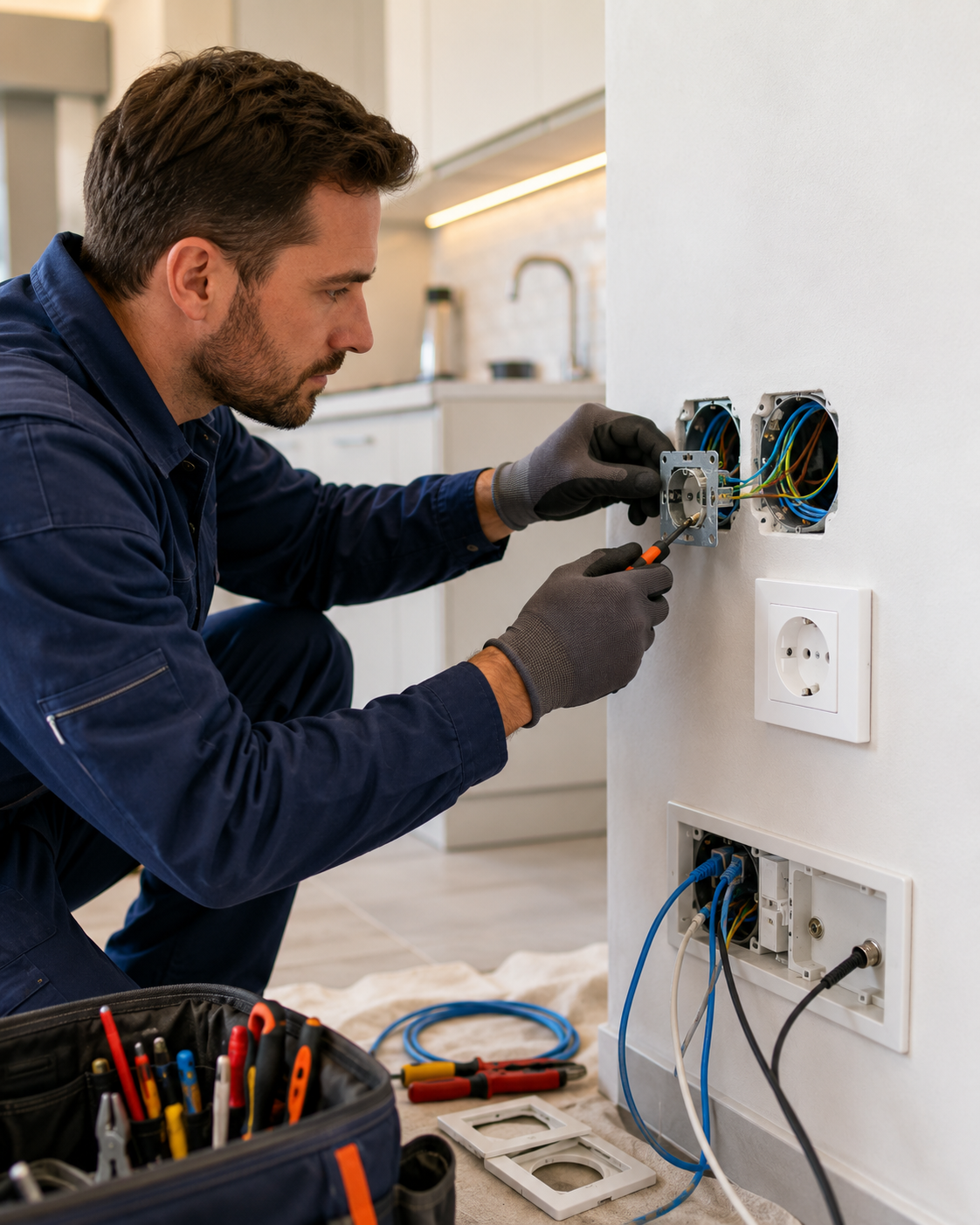 Prises Électriques, Circuits et Câblage